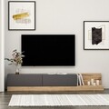 Comoda TV, Inarch, Majör, 180x30x37 cm, PAL, Antracit / Nuc