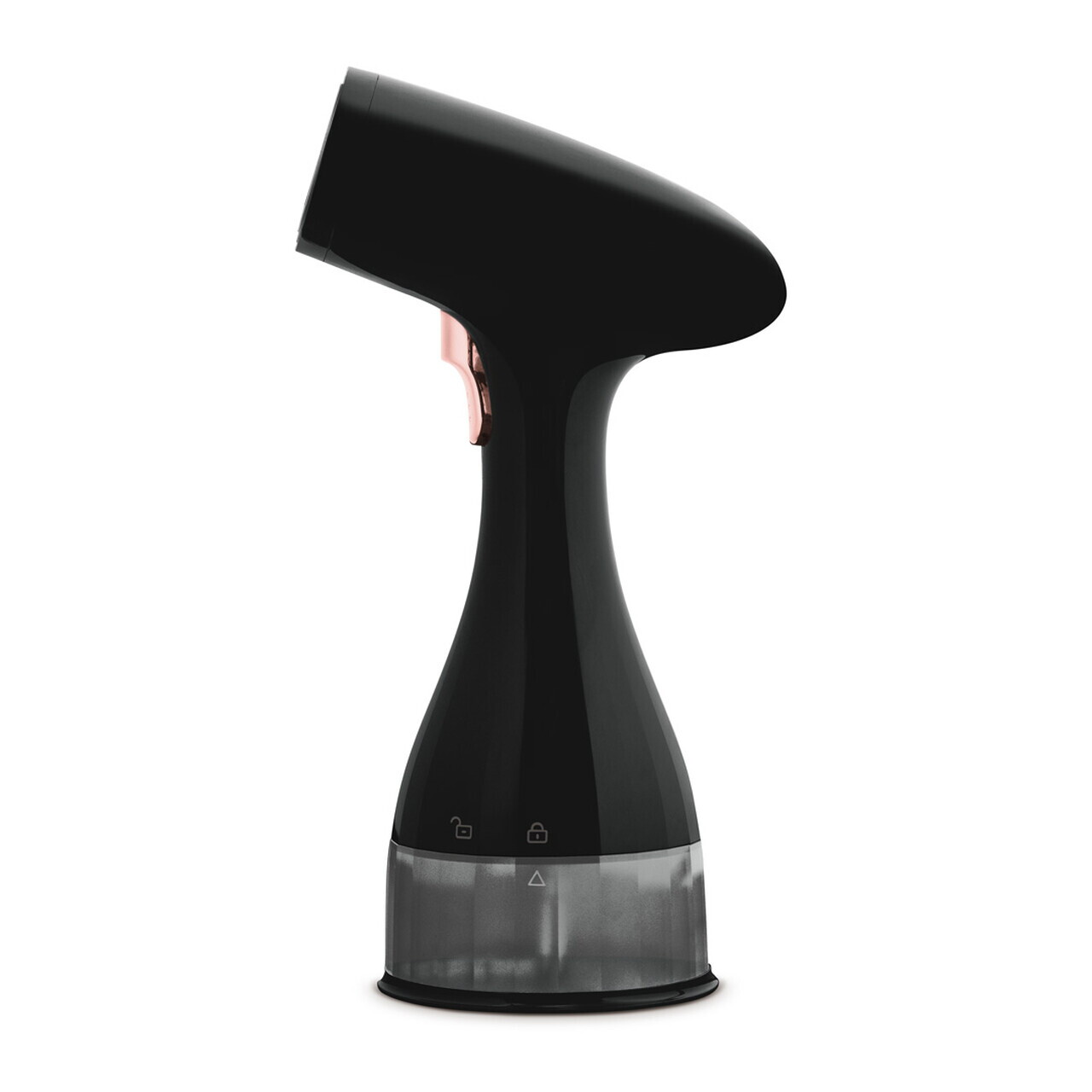 Aparat de calcat cu aburi Fashion TV, Matte Black-Rose Gold, 1500W, 220 ml, invelis ceramic, negru - imagine 3
