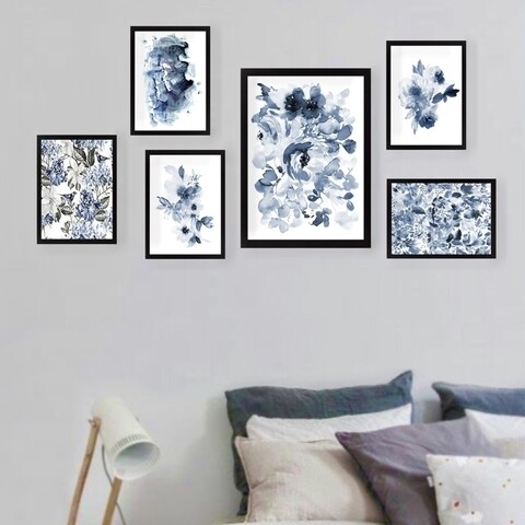 Set 6 tablouri decorative, SET_059, Lulu, 24×29 cm/24×44 cm, plastic Lulu