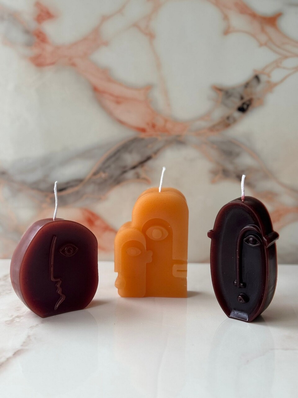 Set de lumanari, Glamour Candle 38ST, Beton, Multicolor - view 3