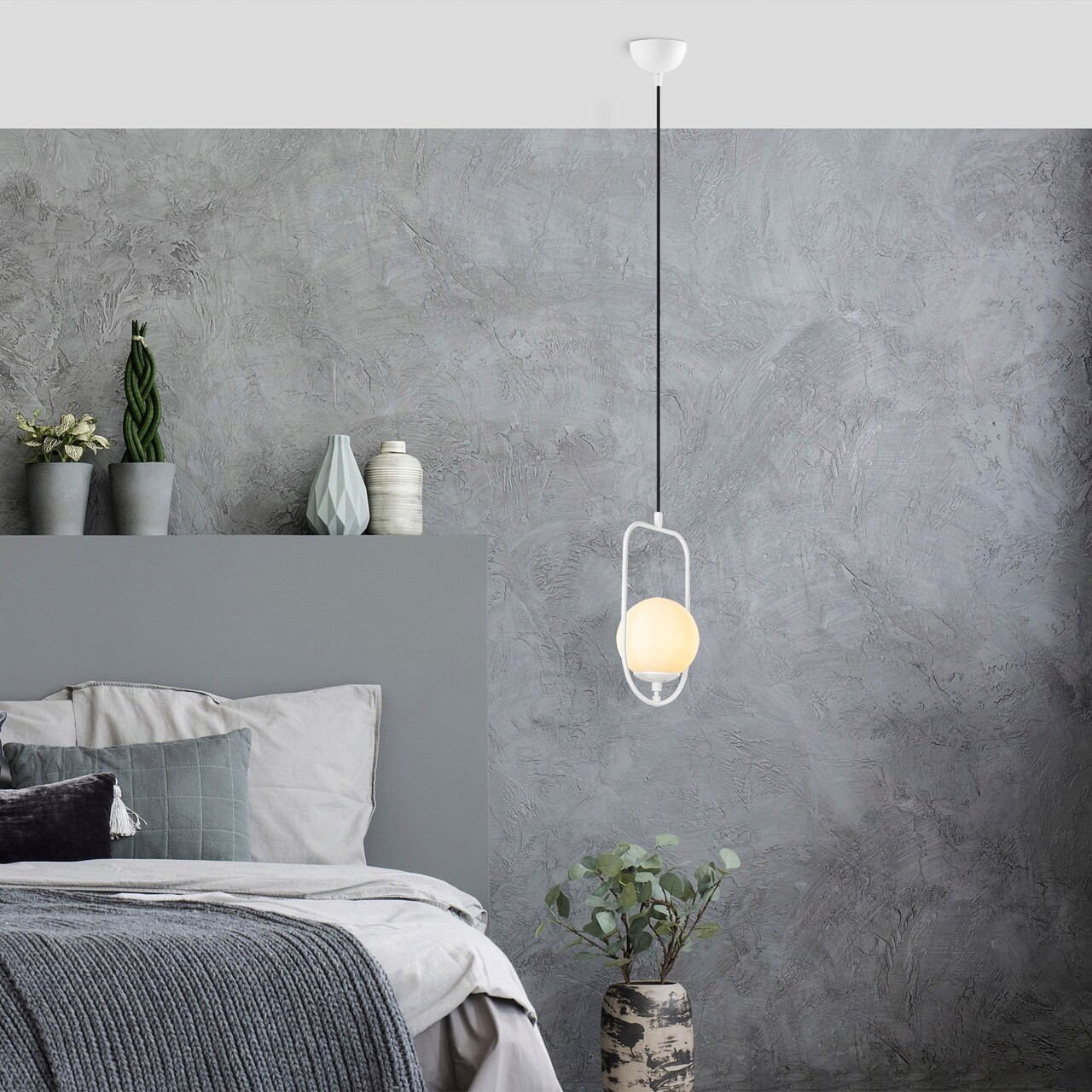 Lustra, Fulgor, 942FLG1661, Metal, Alb - 2 | YEO