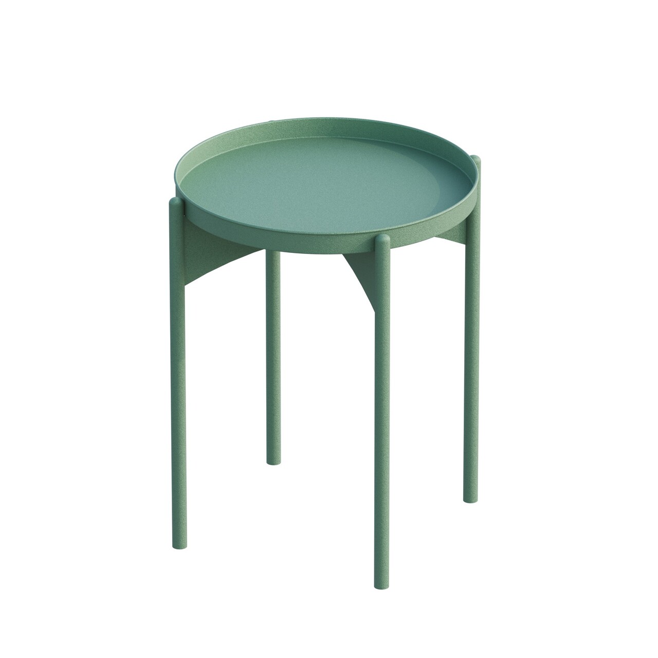 Masuta de cafea, Hanah Home, Shb-002-E, 44x57x44 cm, Verde - imagine 4