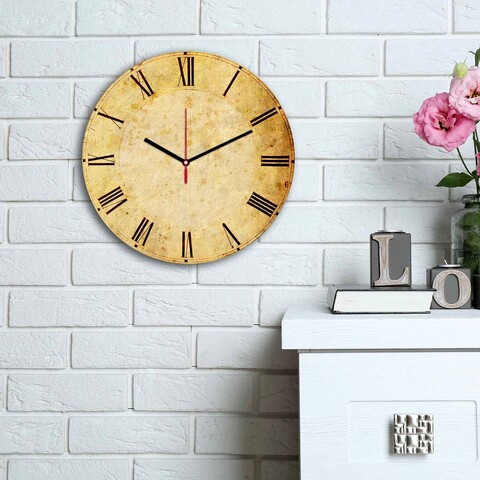 Ceas de perete, 3030ms-019, mdf, ø30 cm, multicolor