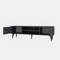 Comoda TV, Odessa, Brendon, 160x48.2x29.6 cm, Antracit