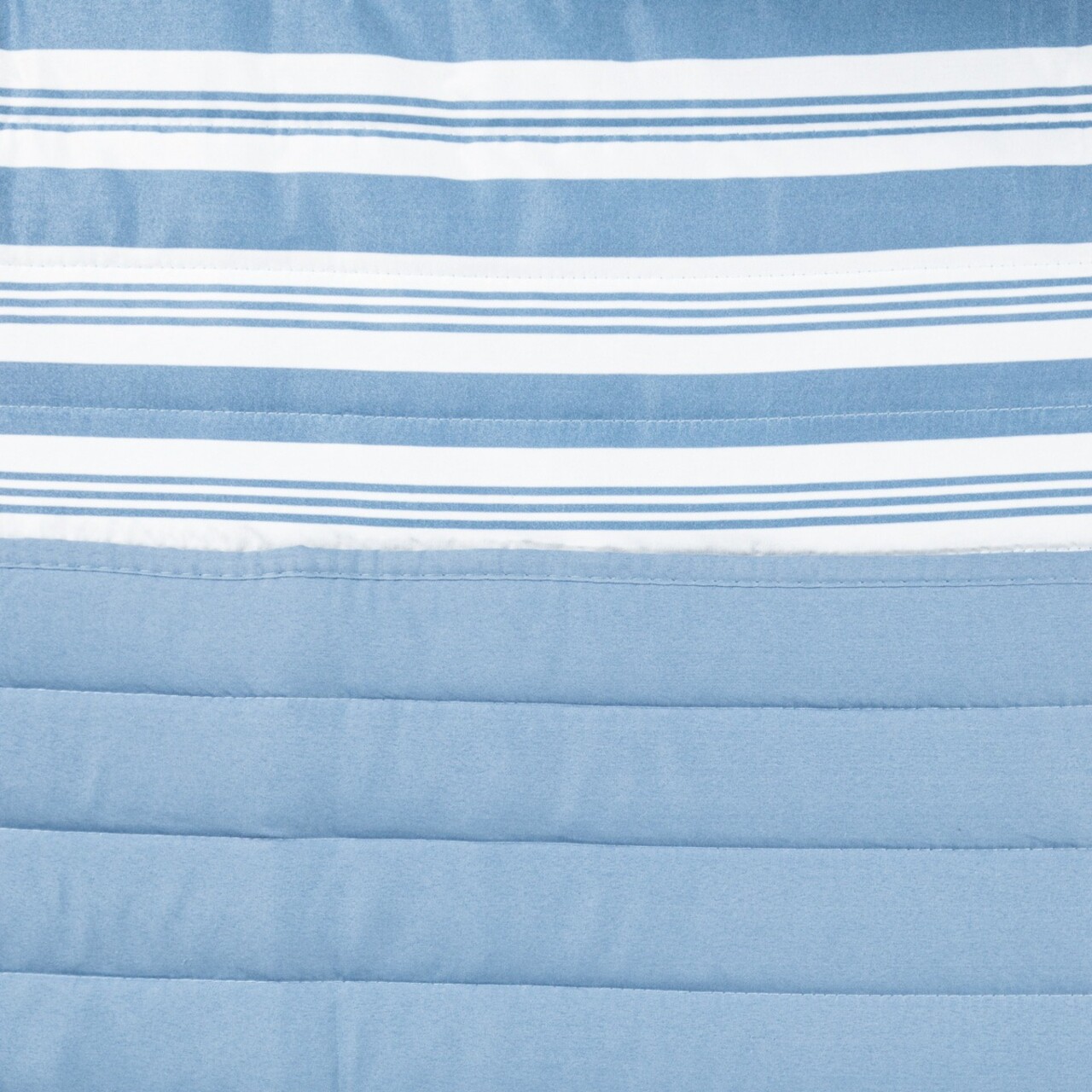 Cuvertura de pat Modern Hamptons, Homla, 200x220 cm, poliester, alb/albastru