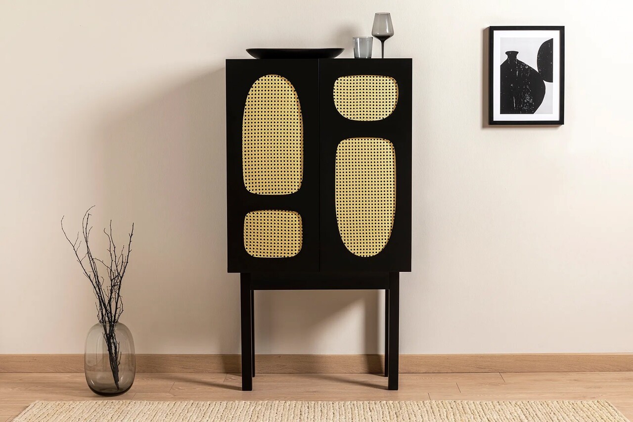 Consola, Hanah Home, Simona 135, 75x135x40 cm, Negru - imagine 6