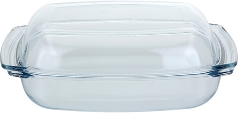 Vas pentru gatit, 34x22.5x8 cm, sticla