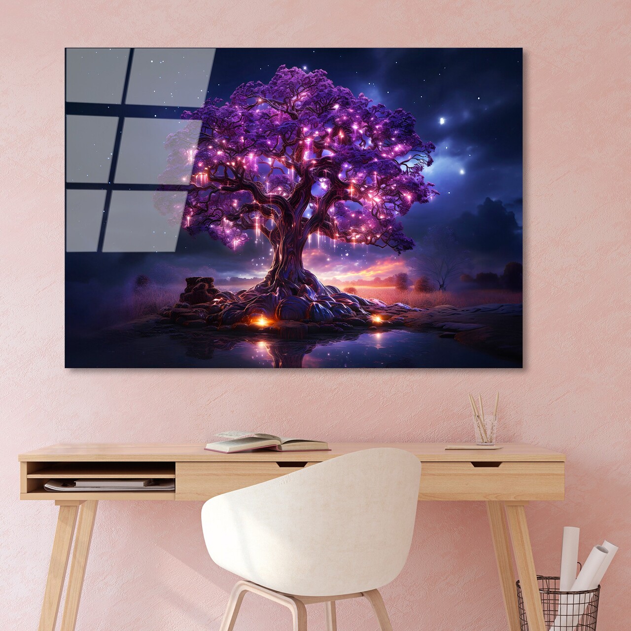 Tablou decorativ UV-1185 70 x 100 cm Multicolor