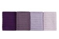Set 4 prosoape de baie 406, Beverly Hills Polo Club, 70x140 cm, bumbac, mov