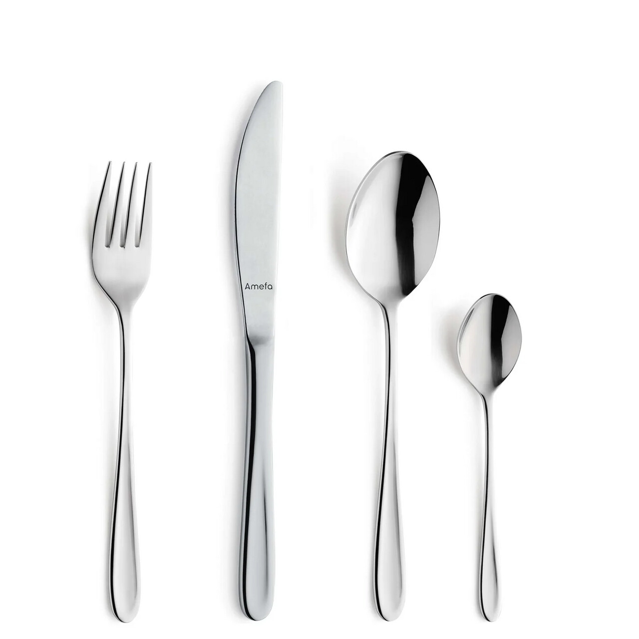 Set tacamuri 24 piese Amefa, Monaco, inox 18/10, argintiu — imaginea 2