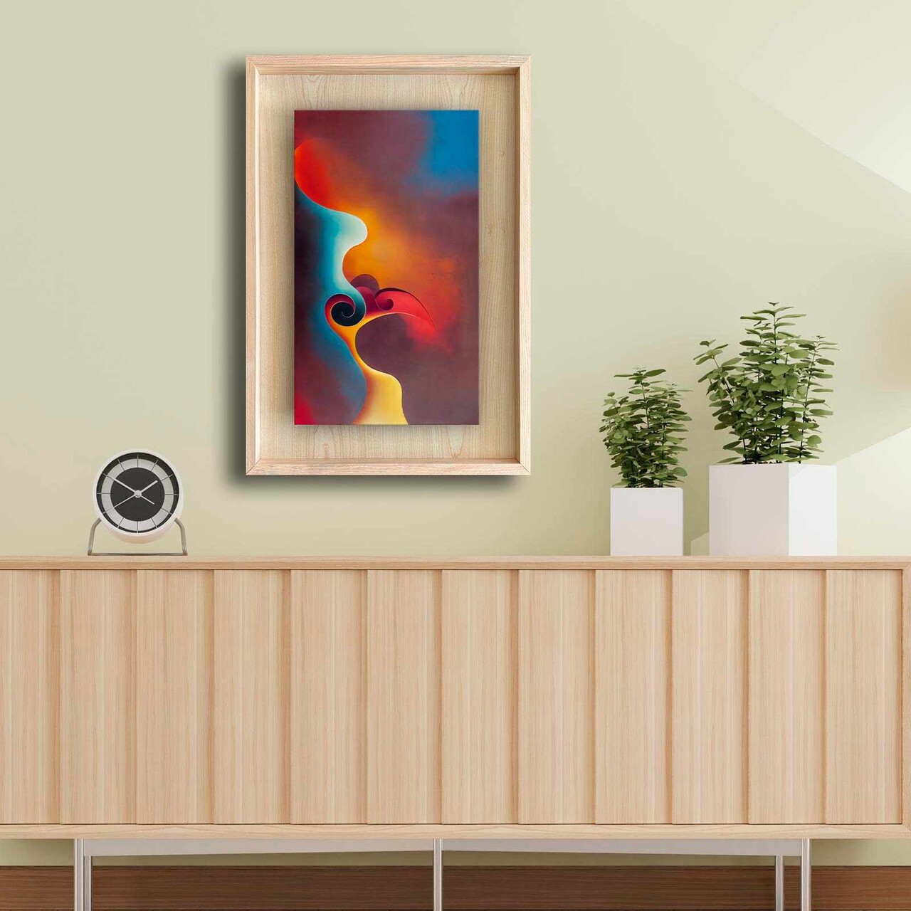 Tablou decorativ, Ahsakca, Fundal: 100% MDF de arțar (grosime: 2,7 mm) Vopsea: 100% MDF (grosime: 5 mm), Multicolor - view 2