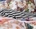 Lenjerie de pat pentru 2 persoane, Royal Textile, Melli Mello Kemya White, 3 piese, 100% bumbac satinat, multicolor