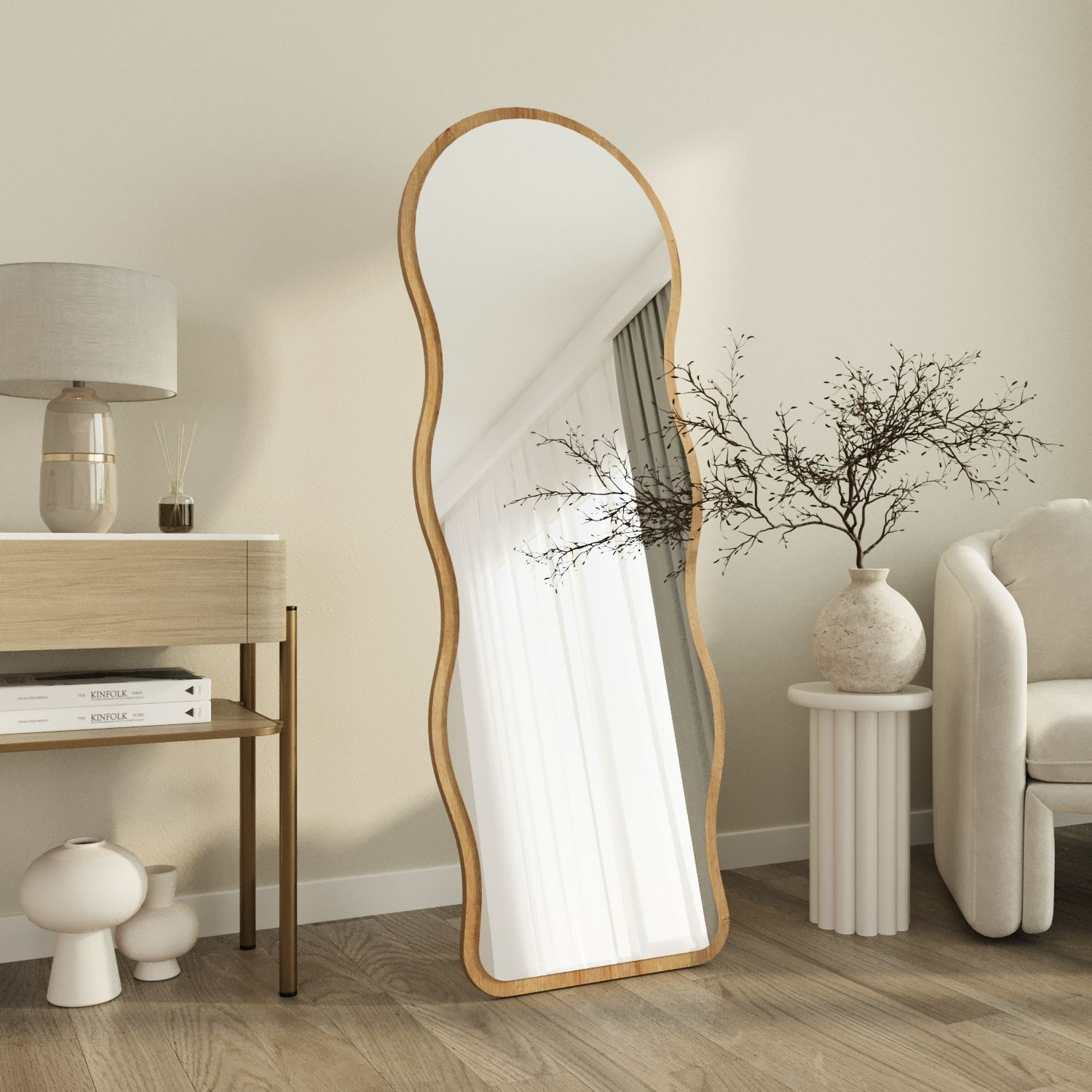 Oglinda Cheval, Hanah Home, Asial, 50x160x2.2 cm, Maro