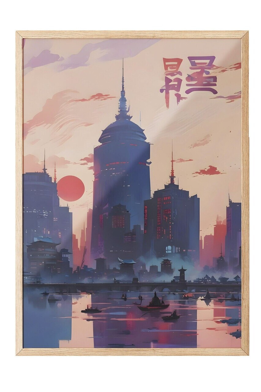Tablou decorativ, 108921, Lemn masiv, Sticla PVC, Multicolor - view 2