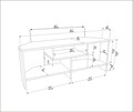 Comoda TV, Zena Home, Maldiv, Verde
