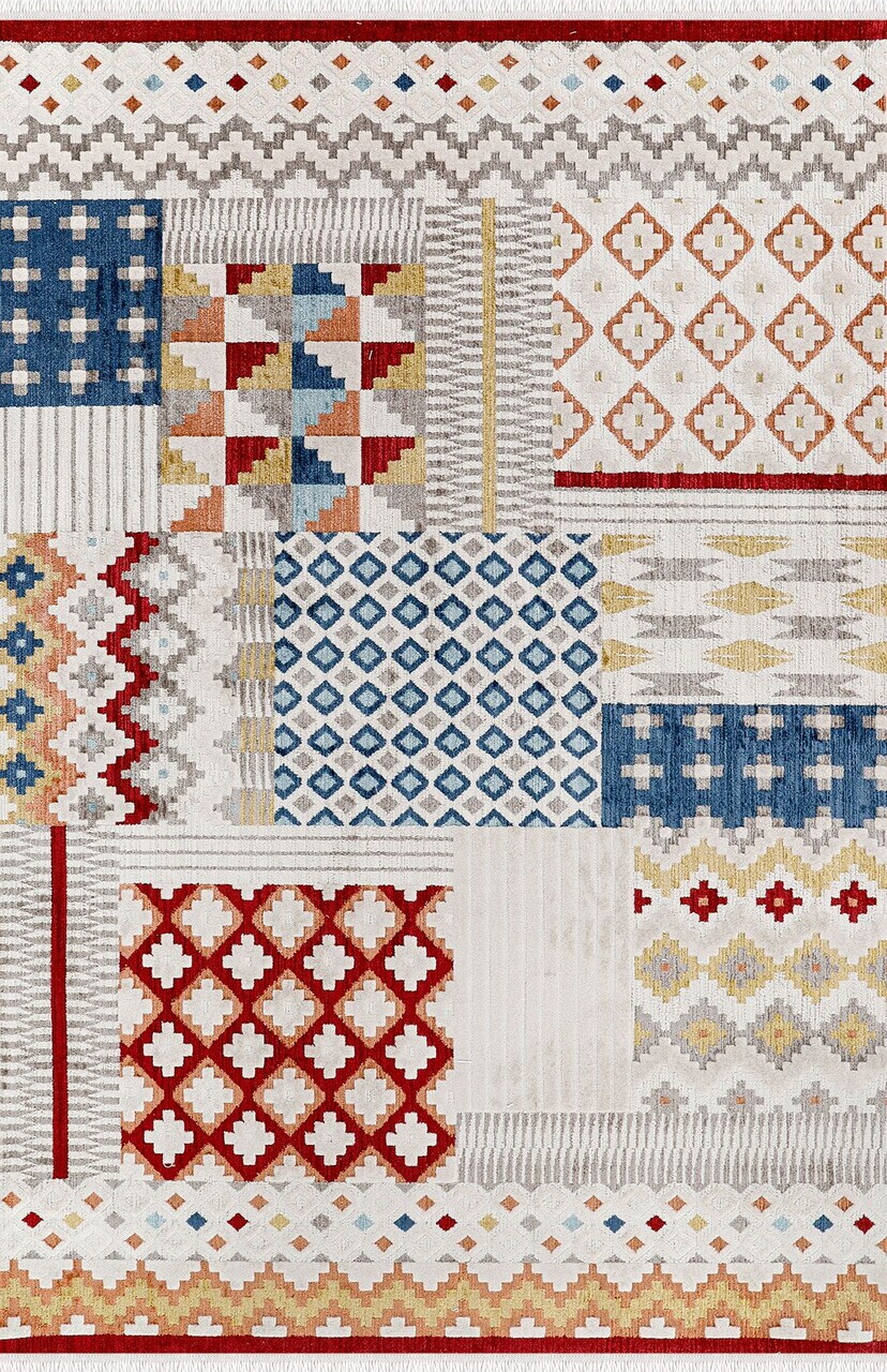 Covor, Colorıum Co004, 80x150 cm, Poliester, Multicolor — imaginea 3