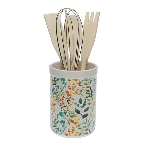 Suport pentru ustensile de bucatarie Acuarela, Versa, 10 x 15 cm, ceramica