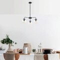 Lustra, Fulgor, 942FLG1349, Metal, Negru