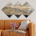 Set 4 tablouri decorative, 4MDF1322868650, MDF, Imprimat UV, Multicolor