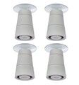 Set 4 picioruse pentru protectie din sticla, Wenko, 4.4 x 5 cm, plastic/PVC