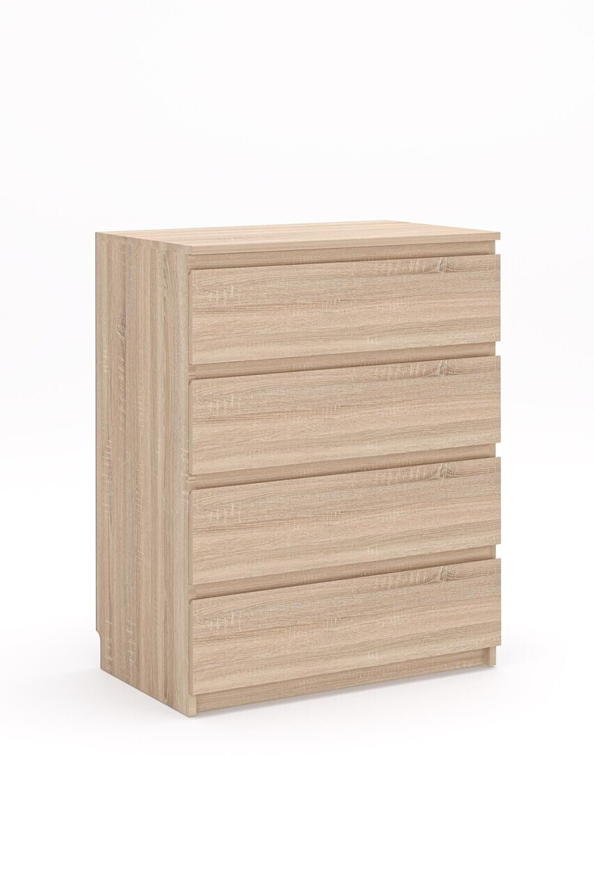 Dulap, Hanah Home, Derinkuyu 4, 80x100x48 cm, PAL, Stejar Sonomo — imaginea 3