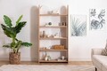 Corp biblioteca, Arnetti, Mindy, 90x30x180 cm, PAL, Safir / Alb