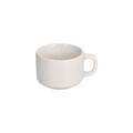 Set 6 cesti de ceai cu farfurie Edge, Tognana, 220 ml, New Bone China, bej