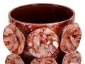 Vaza decorativa Drop, Mauro Ferretti, 12.5x12.5x24 cm, fier, galben