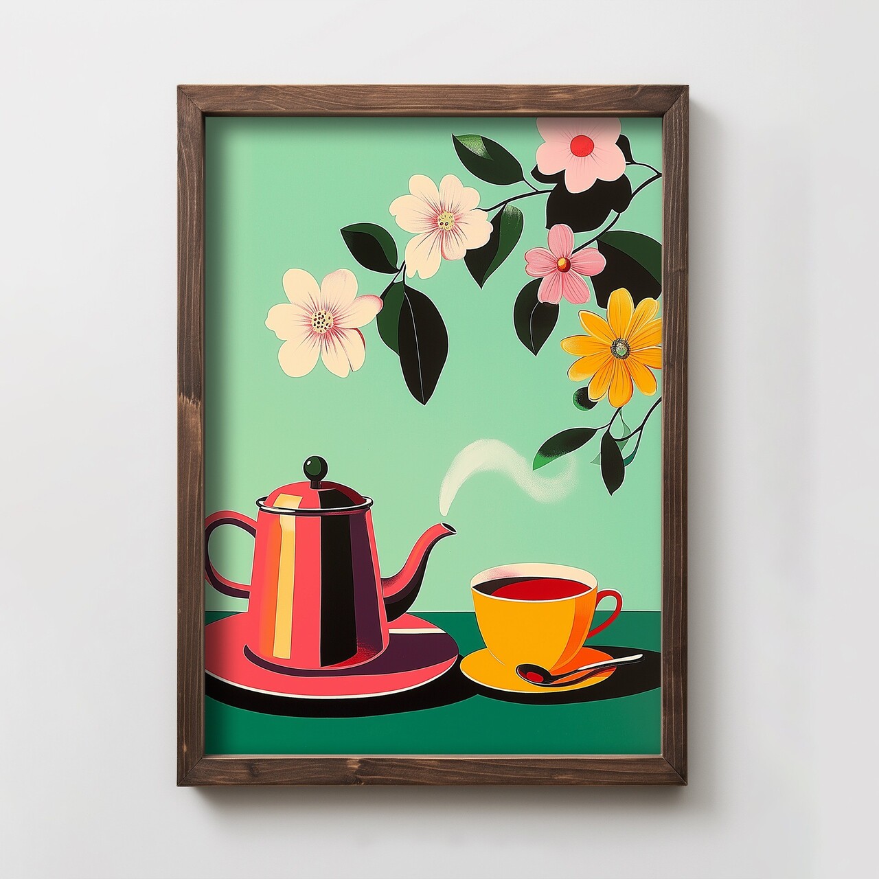 Tablou decorativ, TUN024-L, Lemn, Multicolor - view 4