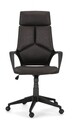 Scaun de birou Damon, Bizzotto, poliester, negru