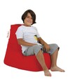 Fotoliu pentru copii, Bean Bag, Ferndale, 40x65 cm, poliester impermeabil, rosu