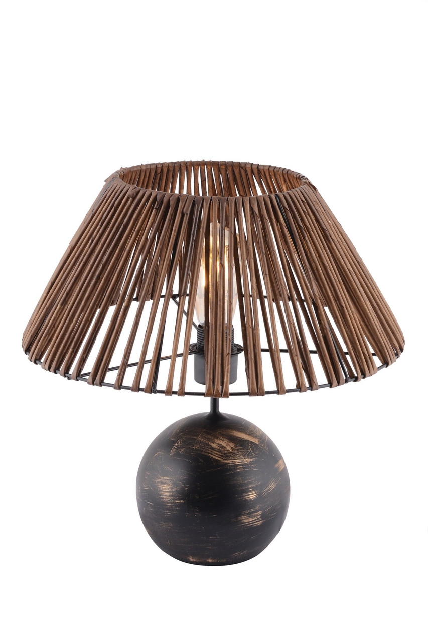 Lampa de masa, Opviq, 390FLH2256, Negru / Alb / Auriu - view 4