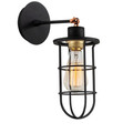 Aplica de perete, Alby, 525NOR3175, Metal, Negru
