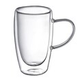 Set 2 cani termorezistente Doble, Ambition, 450 ml, sticla temperata