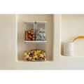 Set 3 recipiente depozitare, Brabantia, Tasty+, 2x1.6 L, 1x3.5 L, plastic, gri deschis
