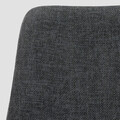 Scaun Silla, Homla, 52x60x83.5 cm, metal/poliester, gri inchis