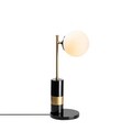 Lampa de masa, Fulgor, 942FLG1857, Metal, Negru / Antic / Crem