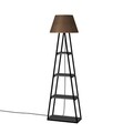 Lampadar Pal, Decortie, 45x45x167 cm, antracit/maro
