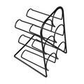 Suport pentru sticle de vin, Puqa Design, Jade, 20.5x22x34.5 cm, Metal, Negru