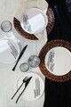 Set farfurii pentru desert, Hermia, 275KRM2595, Dimensiune: 22 cm (4 bucăți), Alb