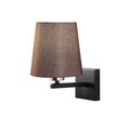 Aplica de perete, Opviq, 892OPV1256, Metal, Negru / Nichel / Crem