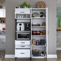 Dulap multifunctional, Rani, JE142, Alb