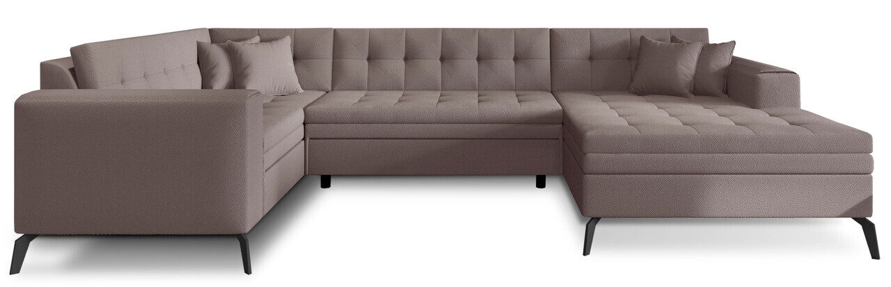 Coltar extensibil dreapta 5 locuri ELTAP, MON-RT-07SA, Montez, 340x180x93 cm, lemn/poliester, bej - view 2