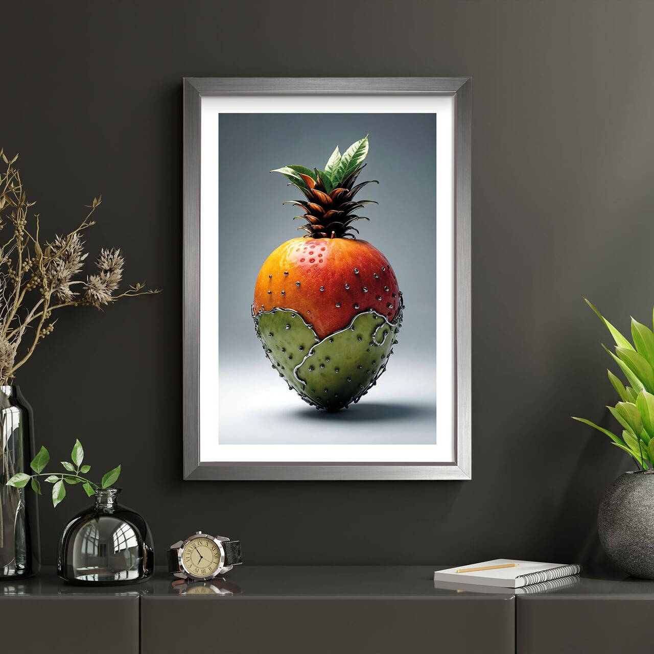 Tablou decorativ 3752Antct-017 Cadru: 100% LEMN (Grosime: 19 cm) Multicolor