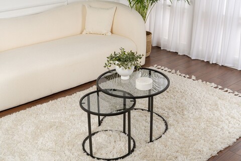 Set masuta de cafea, Nordure, Aurum, Gri inchis