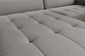 Coltar extensibil stanga 3 locuri ELTAP, LT-03MAN, Gomsi, 228x165x100 cm, lemn/poliester, gri inchis
