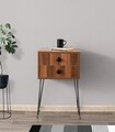 Masuta pentru living Melinos, Kalune Design, 45x35x70 cm, natural
