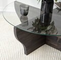 Masuta de cafea, Neostill, Amphora, 92x36x92 cm, Sticla temperata , Antracit