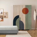 Dulap pentru haine, Vella, Lena 3 -972, 135x192x52 cm, PAL, Sonomo