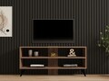 Comoda TV, Puqa Design, One, 120x50x29.6 cm, PAL, Maro